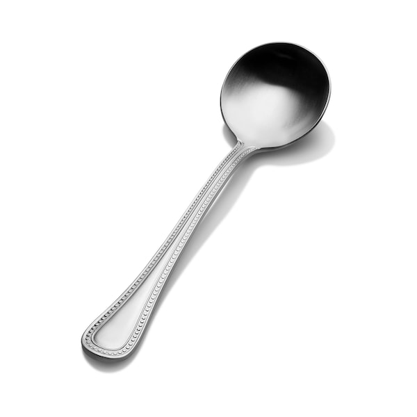 Bon Chef Sombrero, Bouillon Spoon, Brush Finish, 18/0, 6.13" , set of 12 SBS3301 - main
